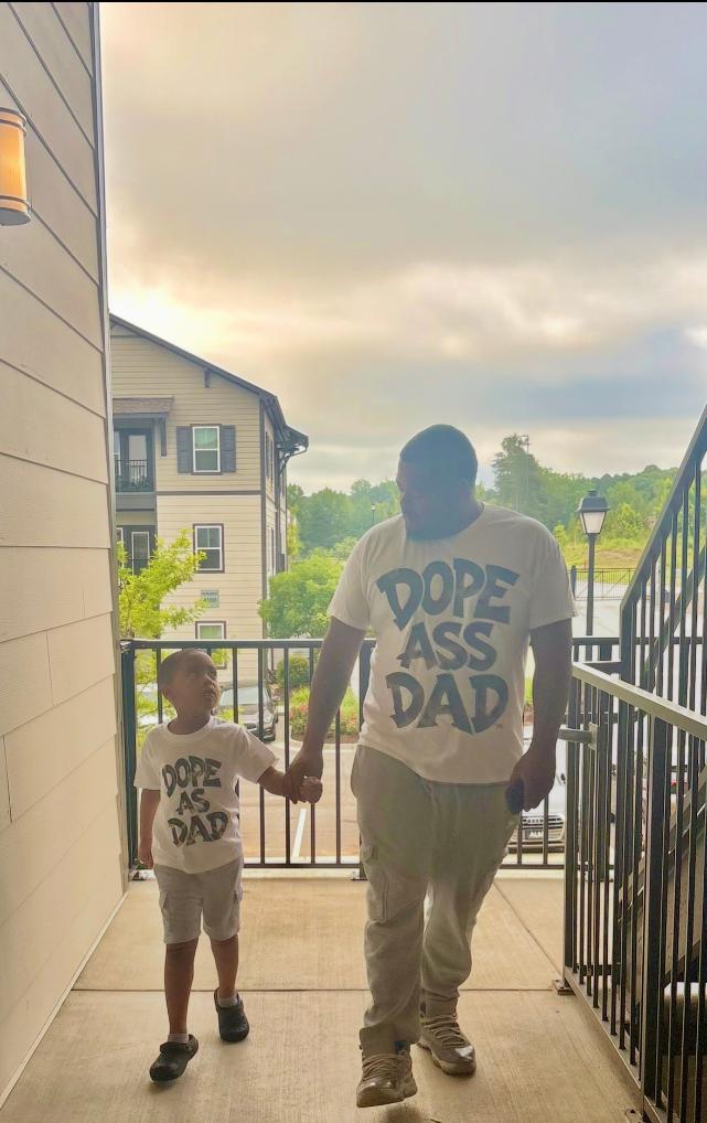 Dope As Dad Matching Tee